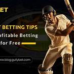 free cricket bet tips